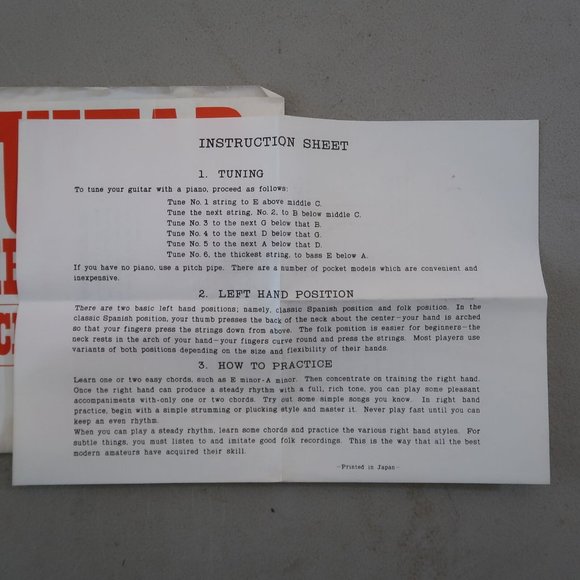 Guitar The Easy Way Vinyl 45 Al Chernet Record Instructional Booklet 1-201 - Picture 5 of 9